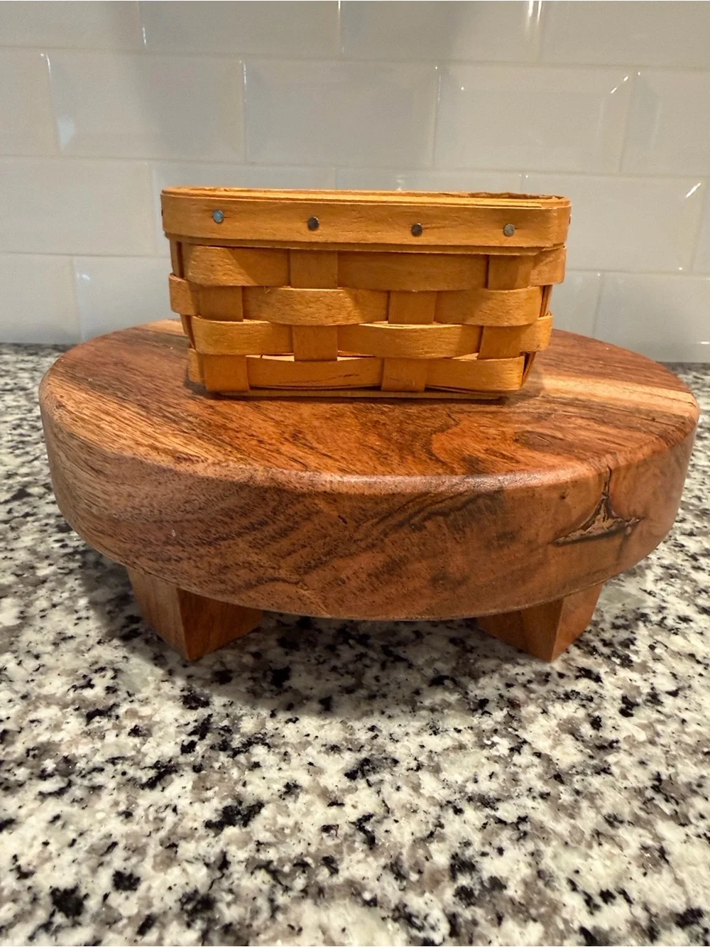 1999 Longaberger Small Decorative Basket